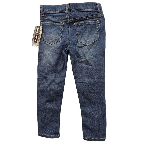 Delia's Girls Blue Unicorn Sequined Pull Up Jeans Size 5 - Picture 2 of 7